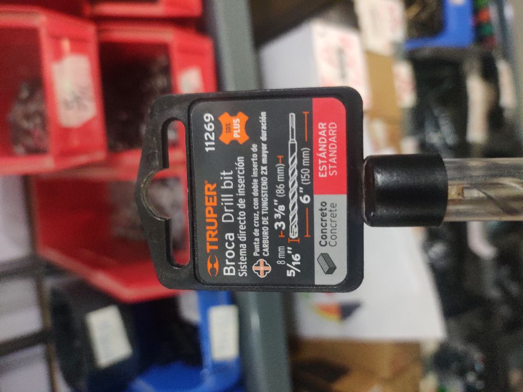 Barrena Broca P/Concreto Hilti 5/16x6 Truper