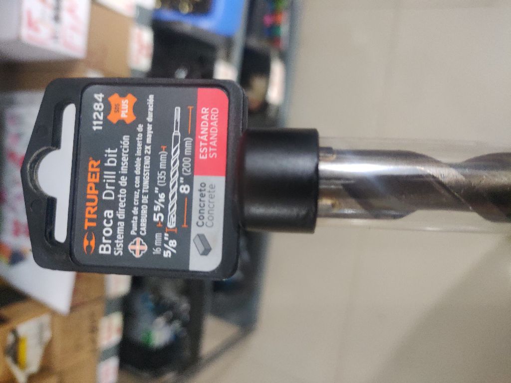 Barrena Broca P/Concreto Hilti 5/8x8 Truper