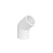 Codo PVC 1/2 X 45