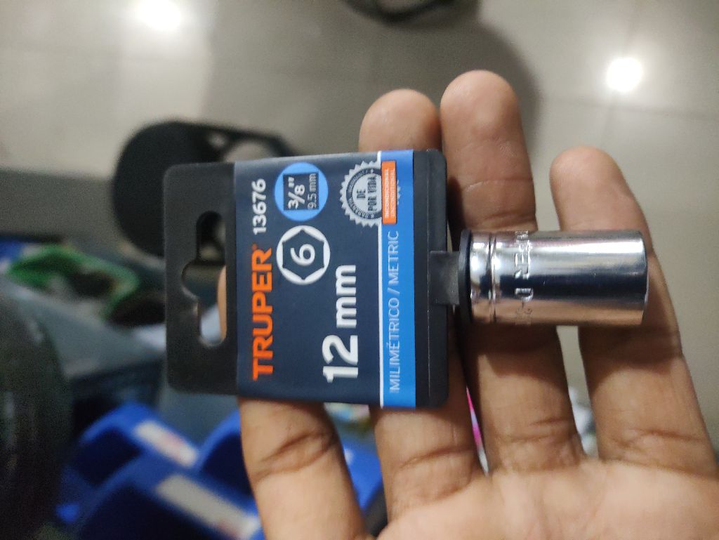 Cubo Mecanico 12 X3/8 Truper