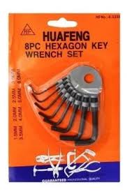Juego de llaves allen X8 Huafeng