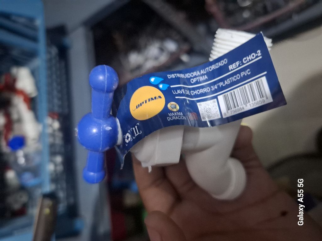 Llave Chorro Plastica 3/4