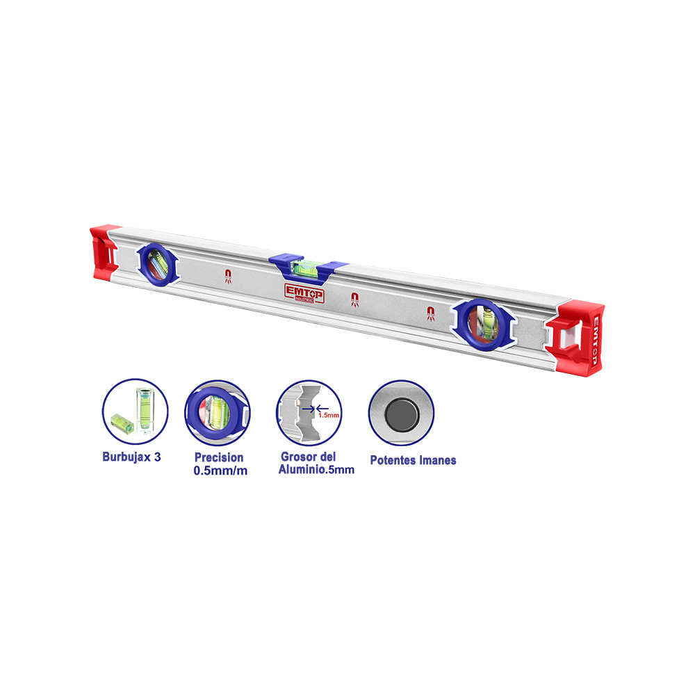 Nivel de aluminio 60 CM entop
