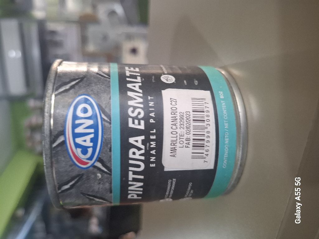 Pintura Esmalte Amarillo 1/16