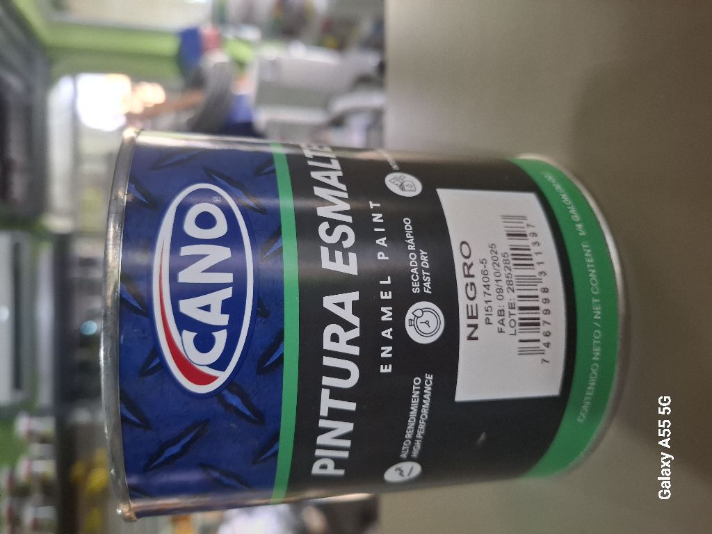 Pintura Esmalte Negro 1/4