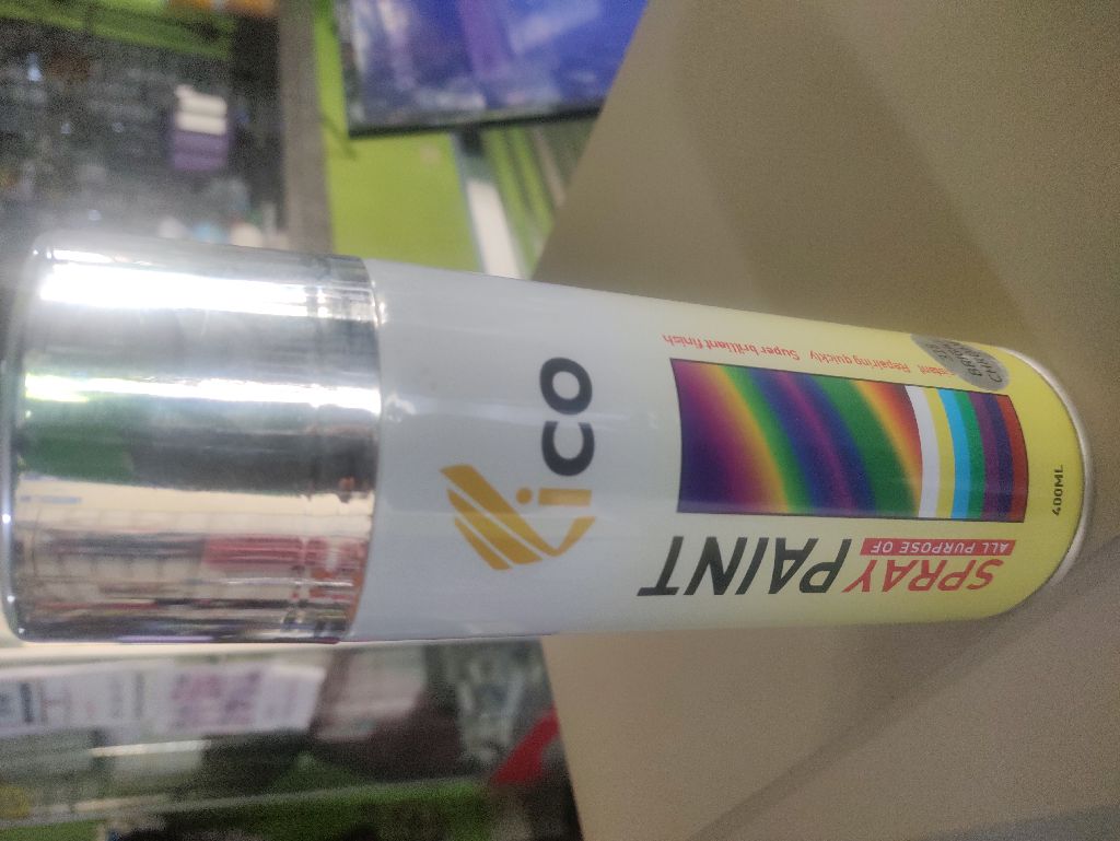 Pintura Spray Plateado (Bright Chrome 318)