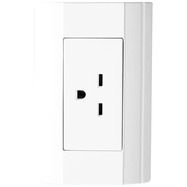 Tomacorriente Sencillo Blanco 220v Kolny