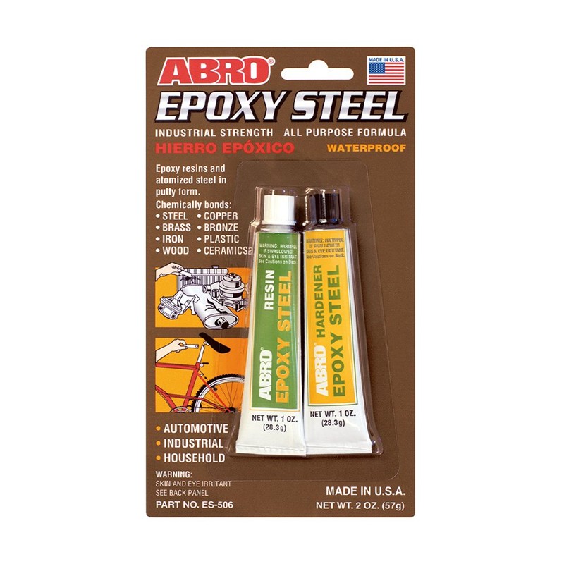 Acero Plastico Abro Epoxy Steel 1.5 Onz