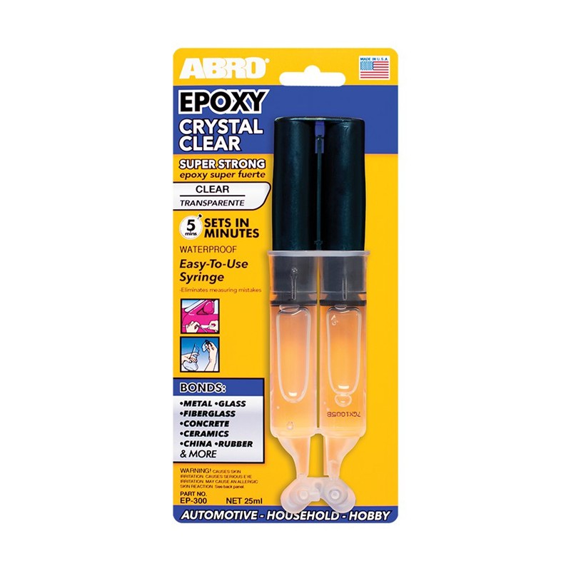 Acero Plastico Clear Abro Inyectable