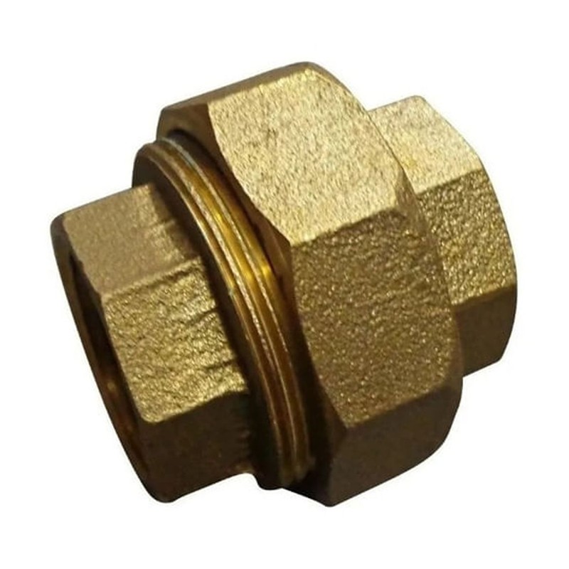 Adaptador Bronce Doble 12 X 12 (Union)