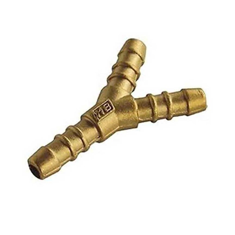 Adaptador Y De Cobre P/Manguera De Gas
