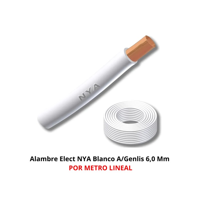 Alambre Elect. De Cobre No. 6