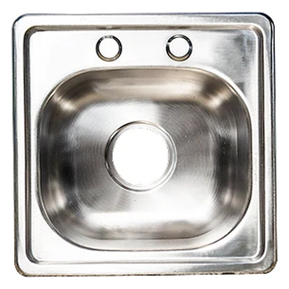 Fregadero Acero Inoxidable De Bar 15 X 15 X 5-1/2