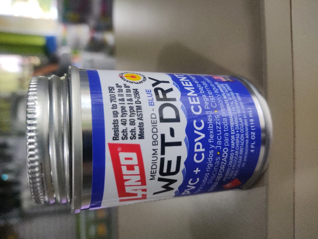Cemento PVC Lanco Azul 4 Onz
