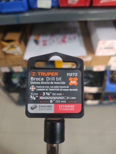 [FSD524325] Barrena Broca P/Concreto Hilti 3/8x6 Truper