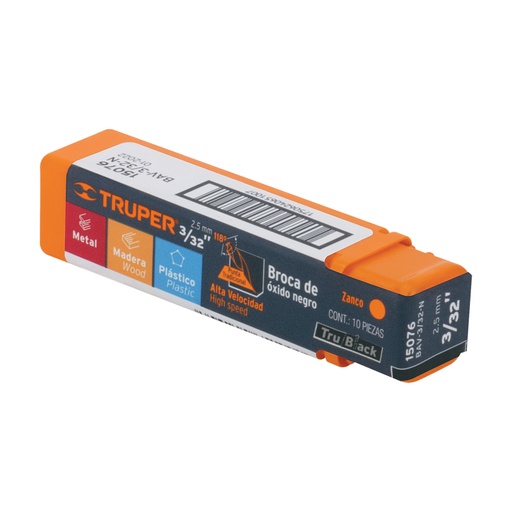 [DFDS] Barrena Broca P/Metal 3/32 Truper