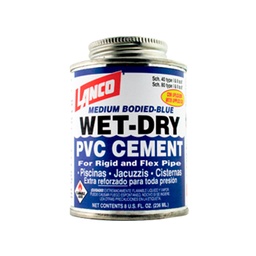 Cemento Pvc 4 ONz Lanco Azul