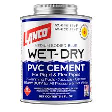 [PVCLANCO8ONZ] Cemento Pvc 8 Onz Lanco Azul