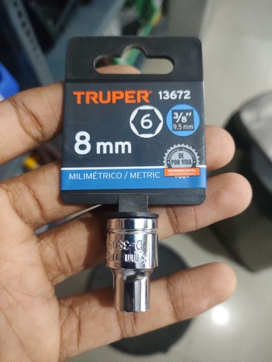 [221542] Cubo Mecanico 8mm X3/8 Truper