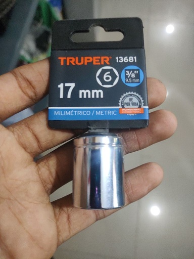 [SDFSFS02] Cubo mecanico 17 x3/8 Truper