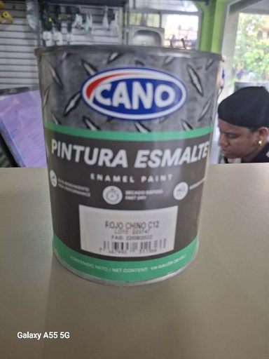 [PINTURAESMALTE1/4ROJ] Pintura Esmalte 1/4 Rojo