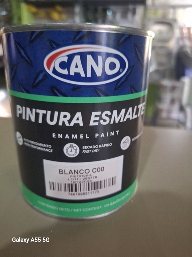 [PINTURAESMALTEBLANCO] Pintura Esmalte Blanco 1/4