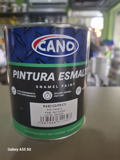 [PINTURAESMLATENEGRO] Pintura Esmalte Negro 1/4