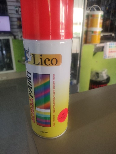 [PINTURAROJOFLORECENT] Pintura Spray Rojo Florescente
