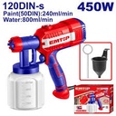 Pistola de pintar 450W Emtop