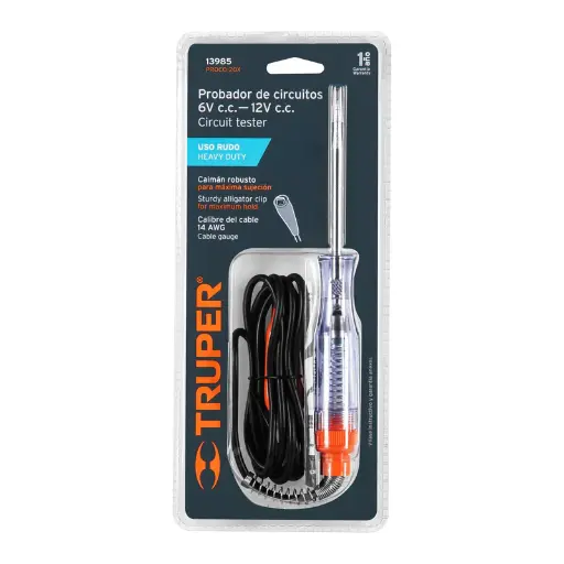 [7501206671955] Punta De Prueba De 6v-12v Truper