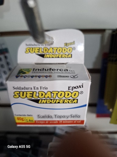 [PEGASUELDADOBLANCO] Suelda Todo 80gr (Pega Tanque)