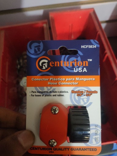 [TERMINALMANG3/4] Terminal P/Manguera 3/4 Centurion macho/hembra