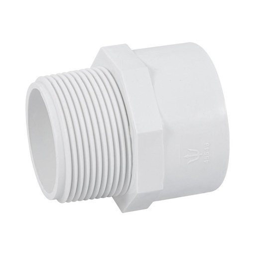 [ADAPTADORMACHODE1-1/] Adaptador Pvc Macho De 1-1/2