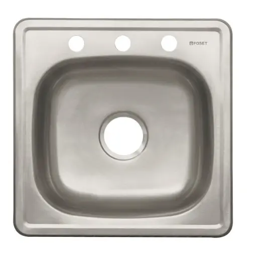 [001038] Fregadero Acero Inoxidable Sencillo 25 X 22 X 6